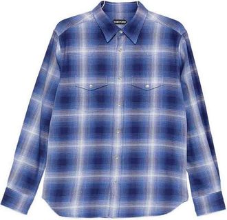 Tom Ford Cotton Checked Shirt