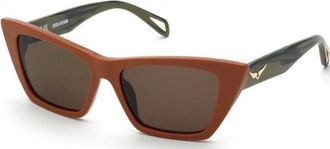 Zadig&Voltaire Womens SZV419 55 5503G5 Sunglasses - Orange - One Size