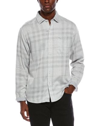 Tommy Bahama Silver Mist Plaid Shirt