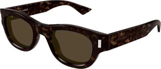 Saint Laurent unisex, Accessoires, Bruin, Maat: 49 MM