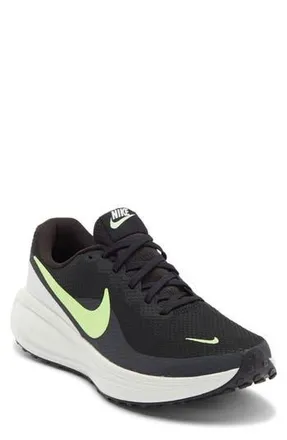 Nike Revolution 8 Running Shoe in Black/Lime Blast/White at Nordstrom Rack, Size 11.5