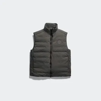 Canada Goose Lodge Vest Tonal Disc (Men, Khaki Haze, S)