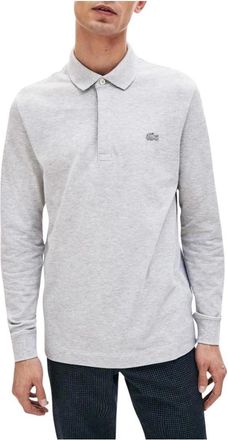Lacoste Heren Lange Mouw Polo Shirt - Heren - Polos - Grijs - 2XL - Tops