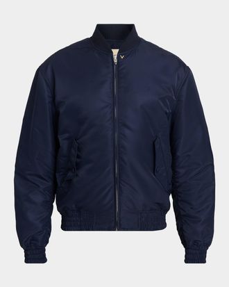 Valentino Garavani Men & apos;s Nylon Bomber Jacket