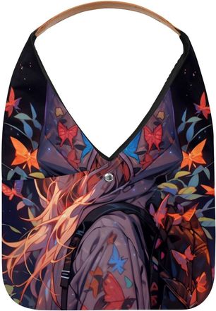 Generic Flamingo Girl Reusable Lightweight Grocery Bags - Foldable Into Compact Pouch, Washable & Sturdy, Multipurpose for Shopping and Travel