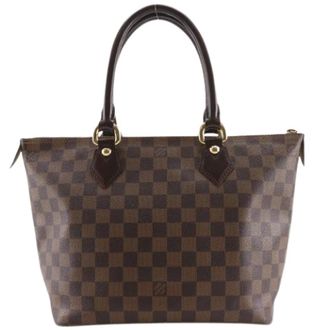 Louis Vuitton Pre-owned Handbags, female, Brown, Size: ONE SIZE Pre-owned Damier Canvas Tote Bag