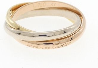 Cartier Yellow Gold (18K) Pink Gold (18K) White Gold (18K) Band Ring (Pre-Owned)