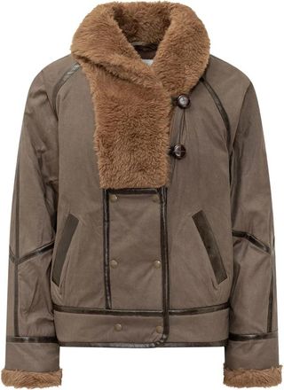 Isabel Marant Olinka-Gc Jas - Dames - Jassen - Bruin - 2XS - Jassen