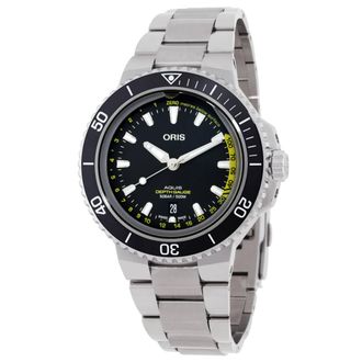 Oris Aquis Depth Gauge Automatic Black Dial Mens Watch 01 733 7755 4154-Set MB
