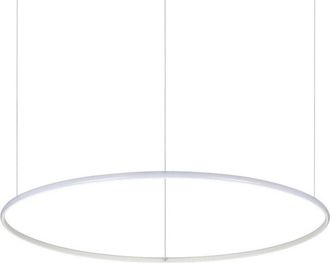 Ideal Lux Lámpara colgante LED decorativa redonda integrada blanca, 3000K