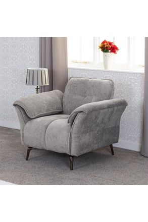 Seconique Amalfi 1 Seater Sofa in Grey
