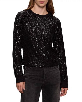 Sanctuary Sparkle Together Top In Black