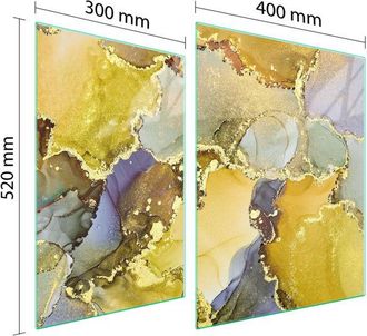 OEM Placa Protectora De Vidrio Para Estufa 70x52 M&aacute;rmol