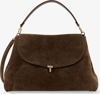 Toteme Borsa a tracolla T-Lock in suede - TOTEME - gender_Woman