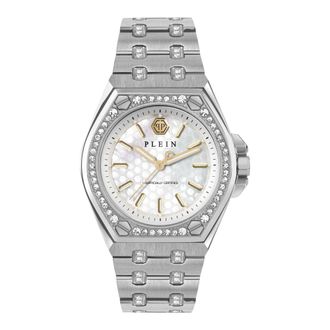 Philipp Plein Plein Extreme Crystal Horloge - Dames - Accessoires - Grijs - Maat: ONE Size