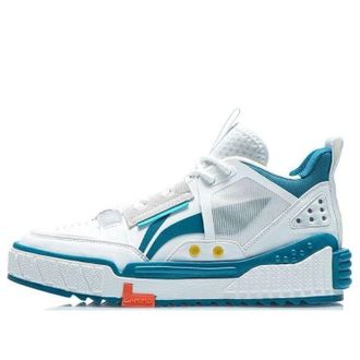 Li-Ning No.258 Mid White Blue Green AGCR311-2