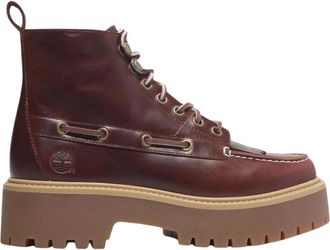 Timberland Burgundy Street Boot voor dames - Dames - Veterlaarzen - Rood - 36 1/2 EU - Schoenen