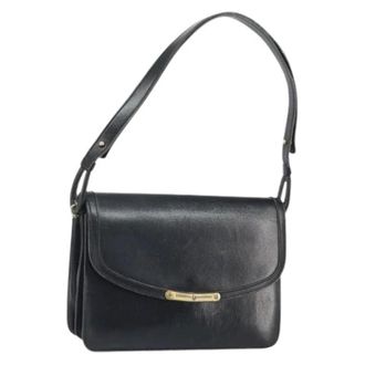 Dior Pre-owned Shoulder Bags, female, Black, Size: ONE SIZE Pre-owned Leather Shoulder Bag