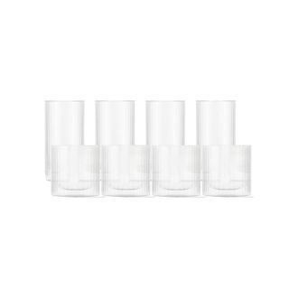 Bodum Set De Vasos Bodum Douro 8 Piezas Doble Pared Transparente
