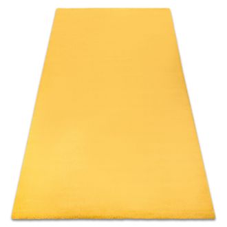 RugsX Rugsx - Alfombra Bunny Oro Imitaci&oacute;n De Piel De Conejo Yellow 80x150 Cm