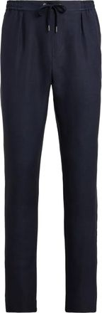 Ralph Lauren Purple Label Pantaloni plissé con coulisse - Blu