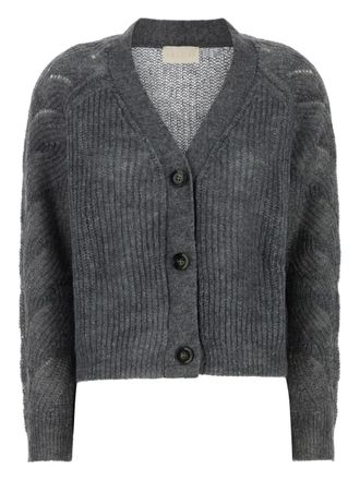 iBlues Button-up vest - Grijs