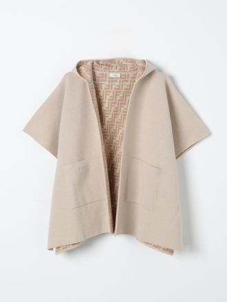 Fendi Cappa reversibile in maglia di lana e cashmere