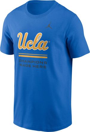 Nike Jordan Mens UCLA Sideline Jordan Brand Dri-FIT College T-Shirt in Blue | 0JET44UUCL-ZK0