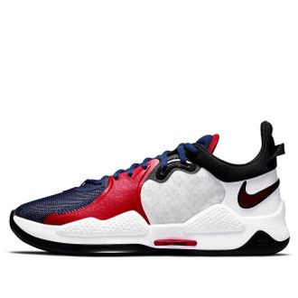 Nike PG 5 White University Red CW3143-101