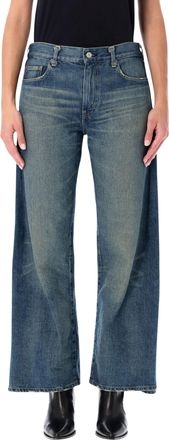Junya Watanabe Womens Levis Cotton Denim Wide-leg Jeans - Medium Blue - Size Medium