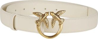 Pinko Love Berry Riem - Dames - Riemen - Wit - L - Accessoires