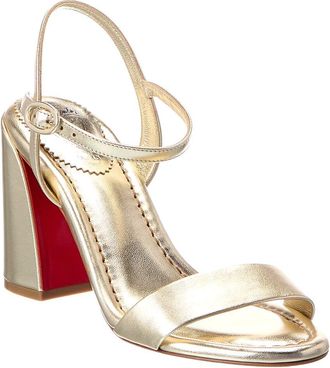 Christian Louboutin Miss Jane 85 Leather Sandal