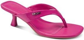 DKNY Mackey Kitten Heel Flip Flop in Hot Pink at Nordstrom Rack, Size 6.5