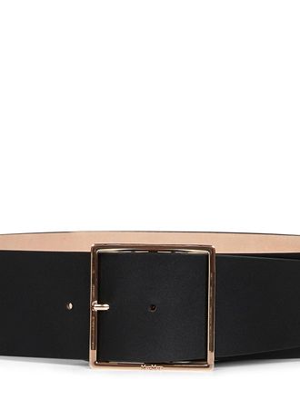 Max Mara Womens Wide Belt Mxaginnico Black Calf Leather (bos Taurus)
