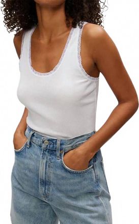 Michael Stars Miley Tank Top In White