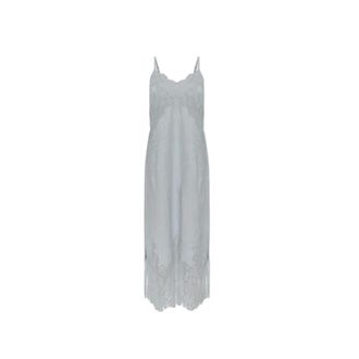 AllSaints Dames, Jurken, Blauw, Maat: 2XS Linnen