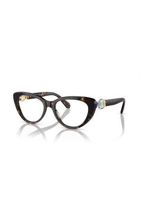 Swarovski 53mm Cat Eye optical glasses in Brown at Nordstrom