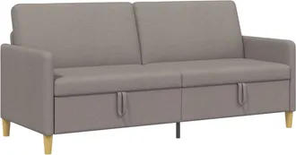 vidaXL Sof&aacute; Con Almacenamiento Topo 192 X 78 X 87 Cm Poli&eacute;ster Vidaxl
