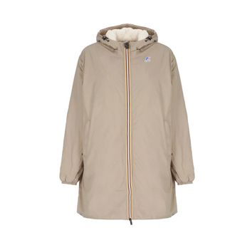 K-Way Le Vrai 4.0 Eiffel Orsetto Parka - Dames - Parka Jassen - Beige - XS - Polyester - Jassen
