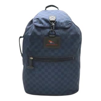 Louis Vuitton Pre-owned Damier Challenge Nylon Backpack Limited - - Pre-owned - Donna - Blu - ONE SIZE