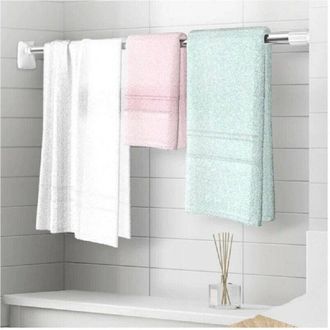 Trade Shop Trade Shop - Bastone Asta Tenda Doccia Barra Telescopica Da 160 Cm A 300 Cm In Acciaio