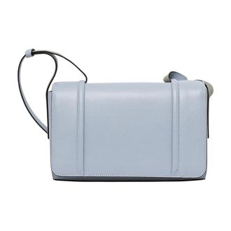 Furla Tassen, Dames, Blauw, ONE Size, Leer, Mini Riva S Crossbody Tas