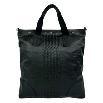 Bottega Veneta Pre-owned Tote Bags, female, Black, Size: ONE SIZE Pre-owned Vintage Tote Bag