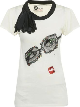 Lanvin T-shirt con applicazione - Bianco
