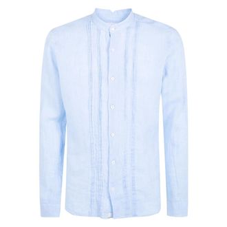 Tintoria Mattei Casual Shirts - Heren - Casual Overhemden - Blauw - M - Overhemden