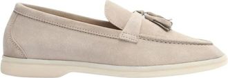 Scarosso Leandra Tassel Loafer - Dames - Loafers - Beige - 36 EU - Leer - Schoenen