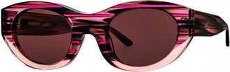 Thierry Lasry Exoty 6305 Womens Sunglasses Pink Size 52
