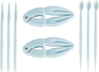 OEM Juego De 8 Pinzas Y Utensilios Para Cangrejo: Pinzas Para Langosta, Pinzas Para Patas De Cangrejo