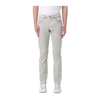 Dondup Jeans, Heren, Grijs, W34, Katoen, Moderne Grijze Jeans
