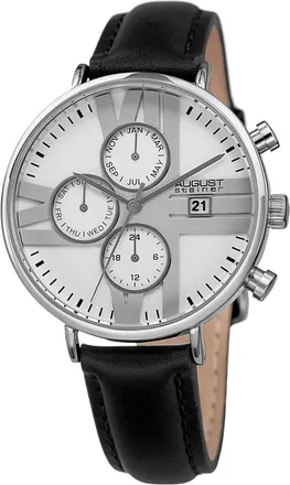August Steiner Womens Leather Watch